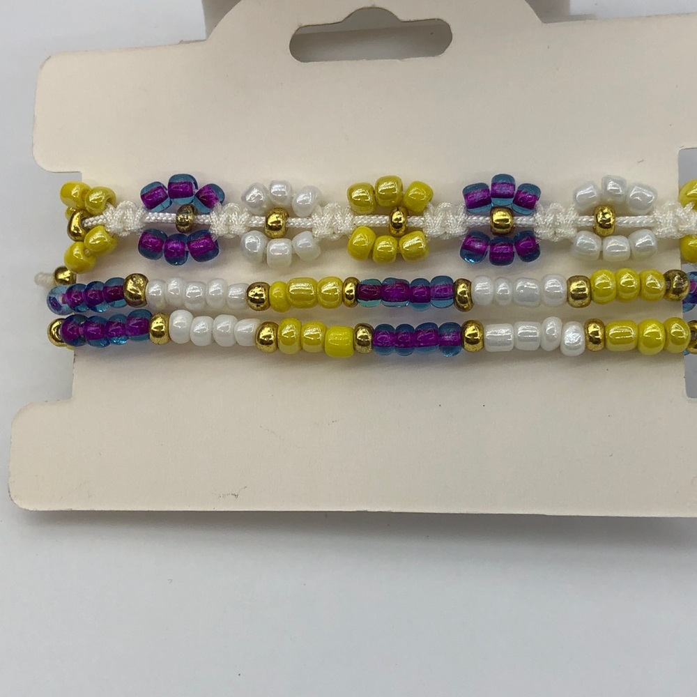 Bracelets macrame adjustable (set of two)